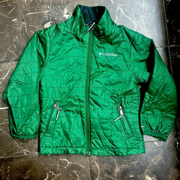Columbia Other - EUC Columbia Omni Heat Puffer Jacket Kids XXS Size 4/5 Green